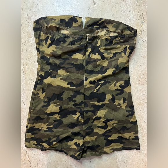 ENVME Sexy Army Girl Romper with Shorts Size Medium - Picture 2 of 6